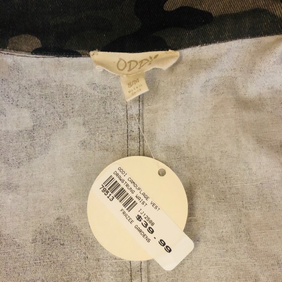 ✅🆕ODDY 🤎100% cotton camouflage S/M size vest - Picture 14 of 14